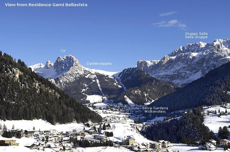 Residence Bellavista Santa Cristina Val Gardena Bagian luar foto